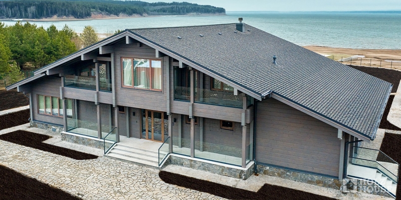 Изысканный двухэтажный дом из клееного бруса по проекту Австрия v3 - фото 7 на сайте Holz House